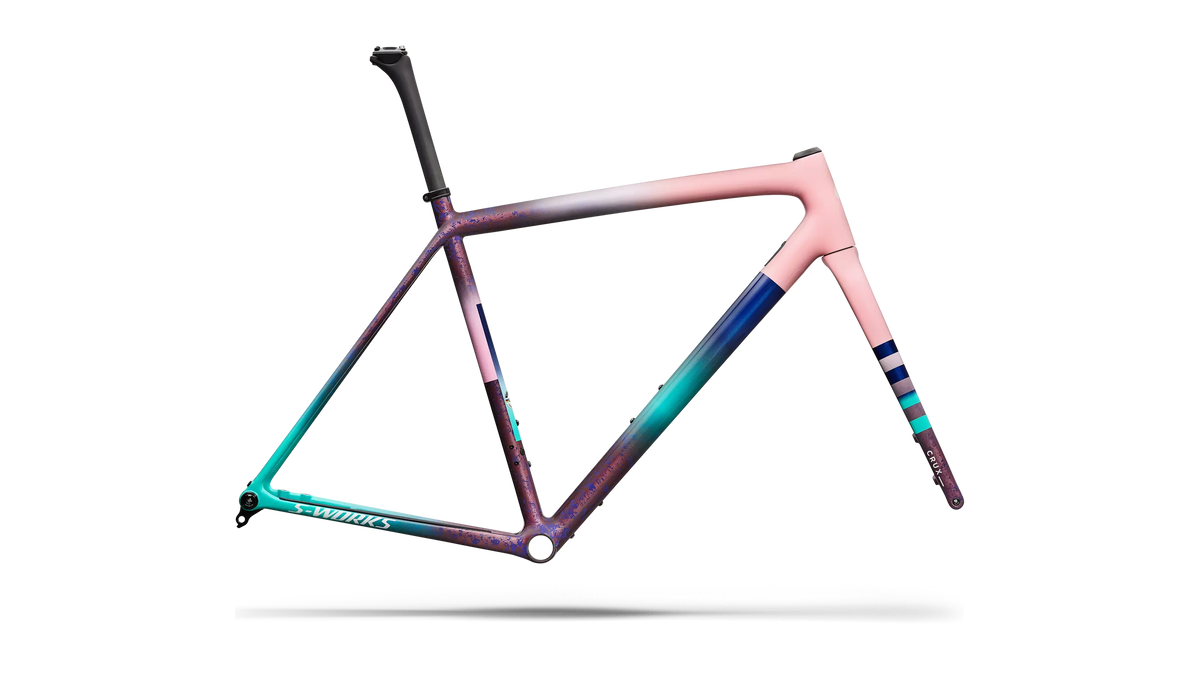 Specialized Crux S-Works Frmset Desert Rose/Quartz/Purple Haze/Majesty Blue/Lagoon Blue/Metallic White 56 [b2bsync]