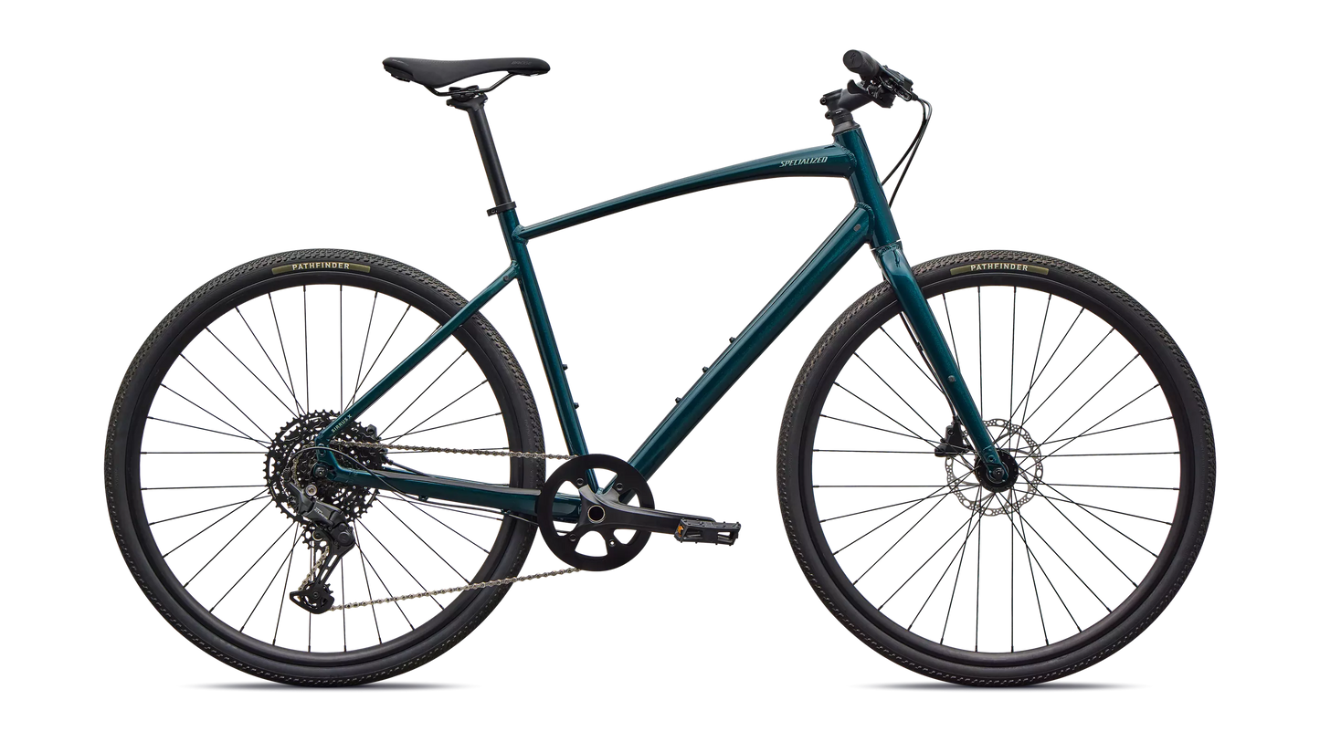 2026 Specialized Sirrus X 3.0 Km Bike Gloss Emerald Metallic / Fjord Metallic Frost Reflective M [b2bsync]