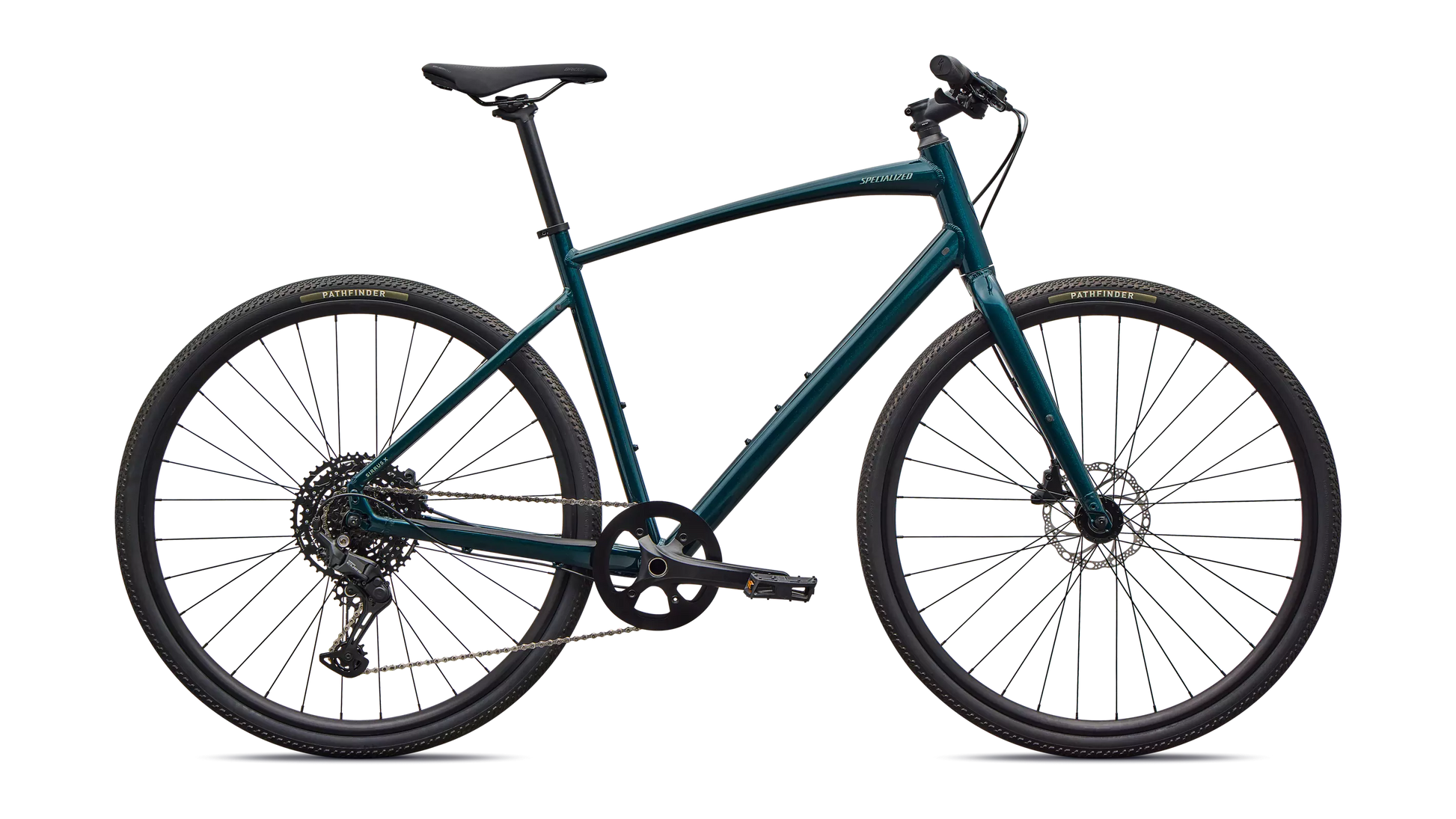 2026 Specialized Sirrus X 3.0 Km Bike Gloss Emerald Metallic / Fjord Metallic Frost Reflective M [b2bsync]