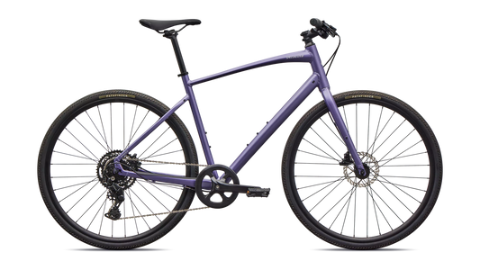 2026 Specialized Sirrus X 2.0 Km Bike Satin Mauve Metallic / Dolomite Metallic Frost Reflective L [b2bsync]