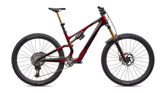 2026 Specialized Stumpjumper 15 S-Works Di2 Bike Gloss Solidity Metallic / Bordeaux Metallic / Brushed Chrome S6 [b2bsync]