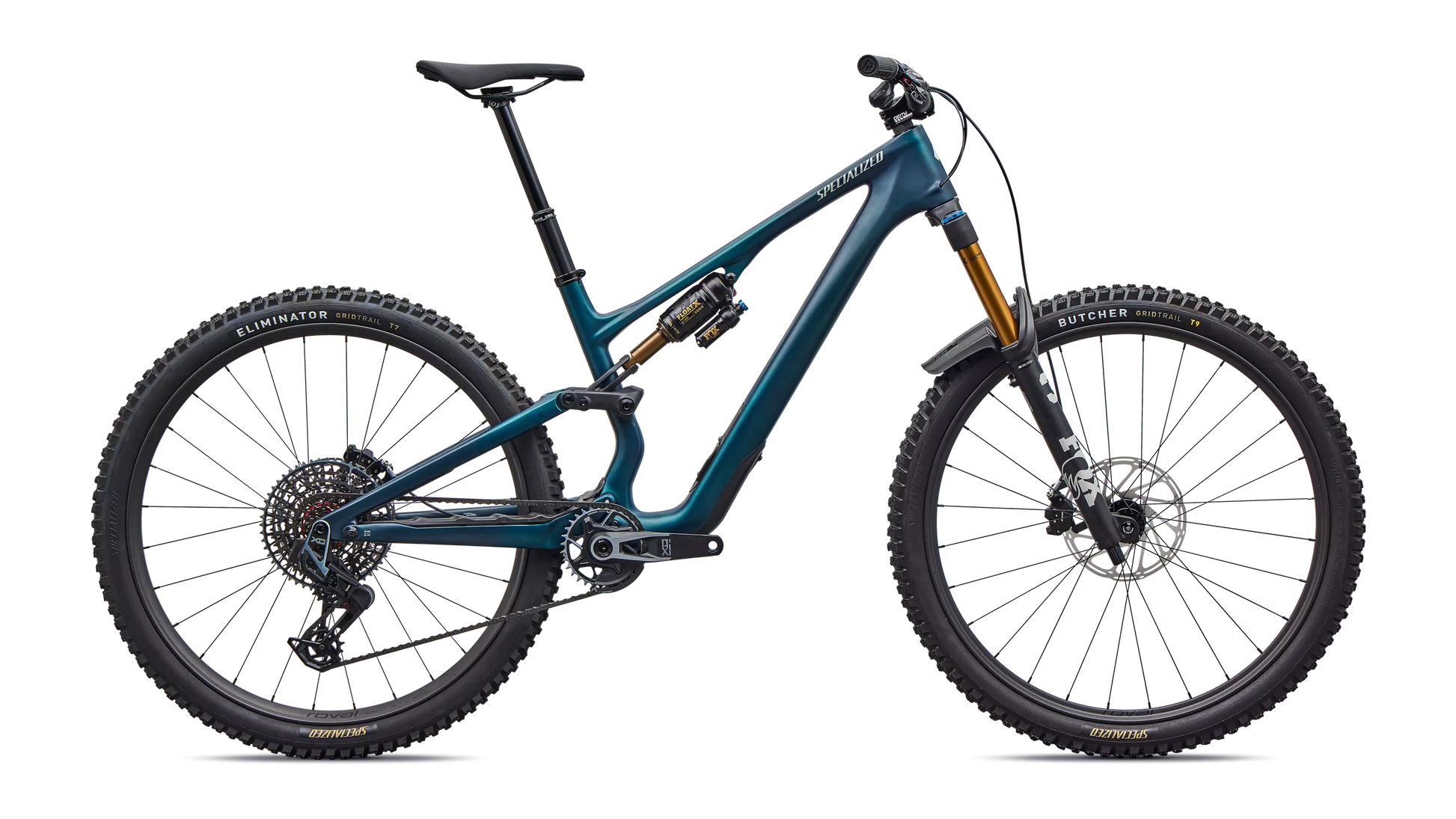 2026 Specialized Stumpjumper 15 Pro Bike Satin Teal Tint / Emerald Metallic / Dolomite Metallic S1 [b2bsync]