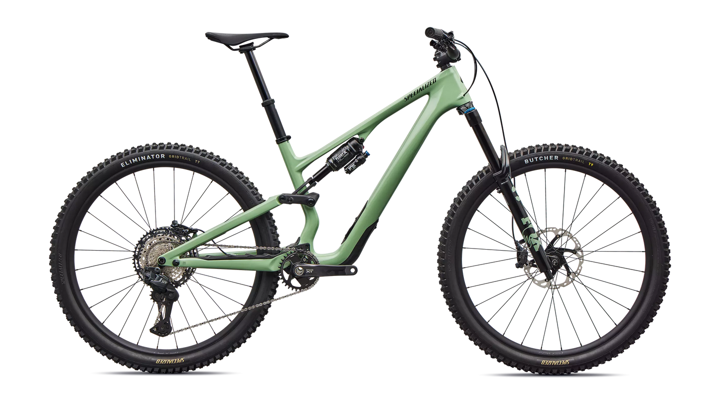 2026 Specialized Stumpjumper 15 Expert Di2 Bike Gloss Pistachio / Dark Moss Green S1 [b2bsync]