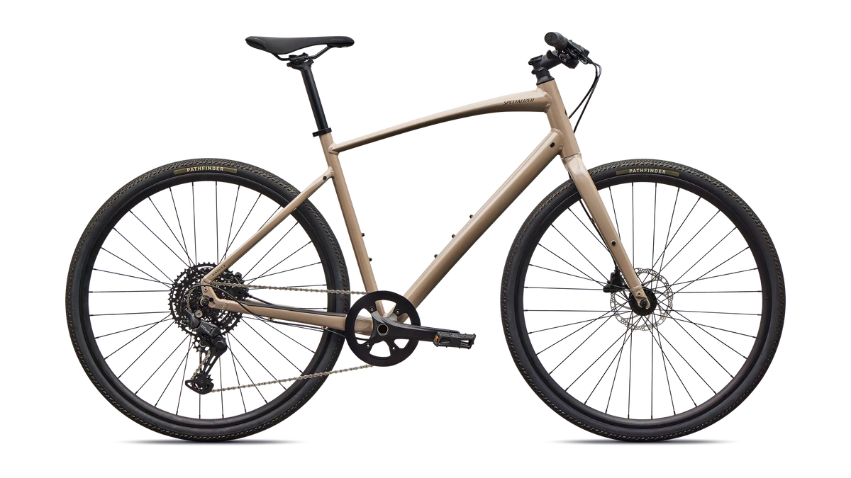 2026 Specialized Sirrus X 3.0 Km Bike Gloss Sandstone Metallic / Burnt Gold Metallic Frost Reflective Xxs [b2bsync]