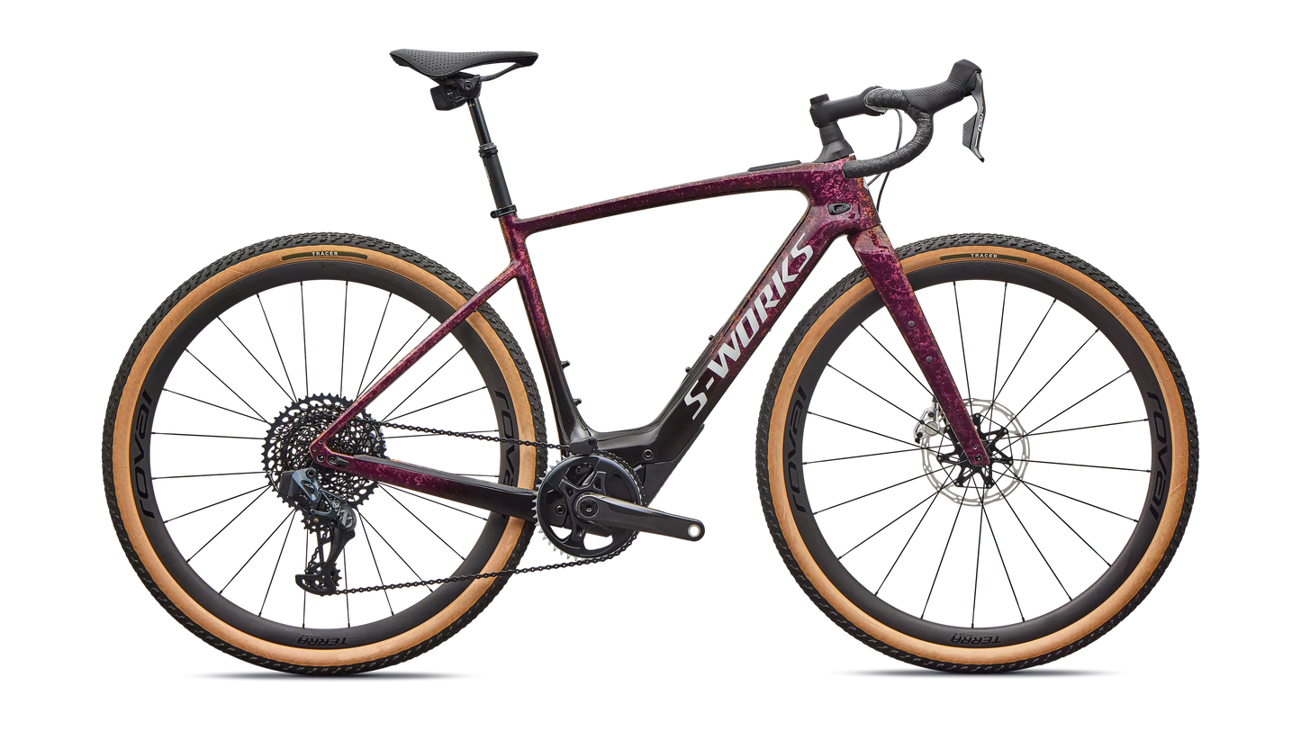 2026 Specialized Creo Sl S-Works Carbon Bike Gloss Bordeaux Metallic/Fade/Pearl Dry Impasto/Silver Dust 49 [b2bsync]
