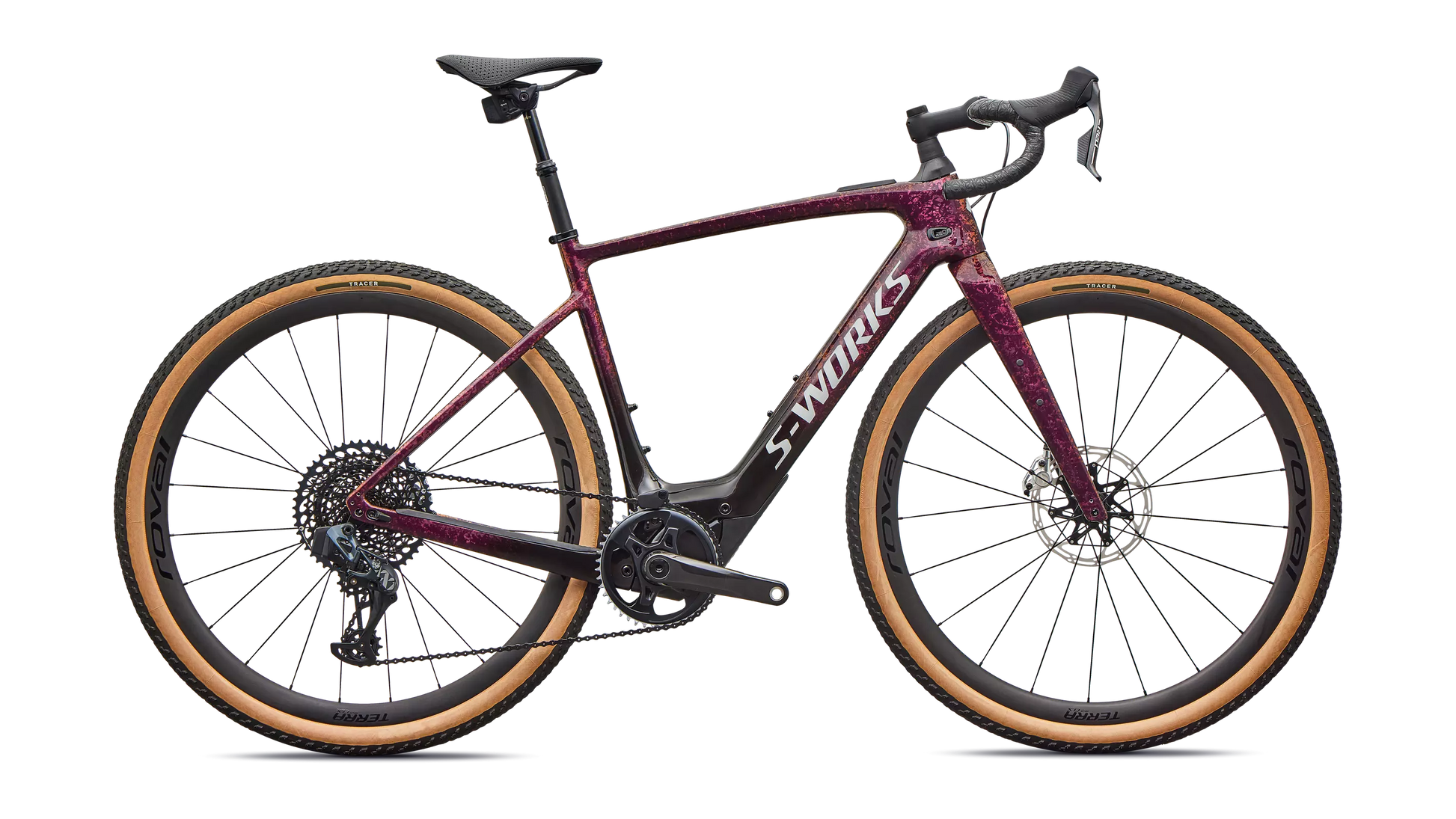 2026 Specialized Creo Sl S-Works Carbon Bike Gloss Bordeaux Metallic/Fade/Pearl Dry Impasto/Silver Dust 54 [b2bsync]