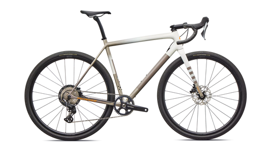 2026 Specialized Crux Comp Bike Dune White/Sandstone Metallic/Desert Metallic/Orange Zest 61 [b2bsync]