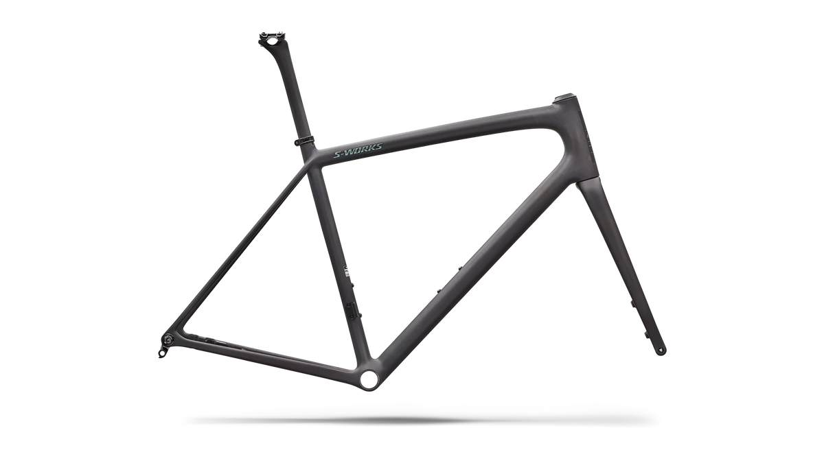 Specialized Aethos S-Works Frmset Rtp Raw Carbon / Premium Fjord Metallic 56 [b2bsync]