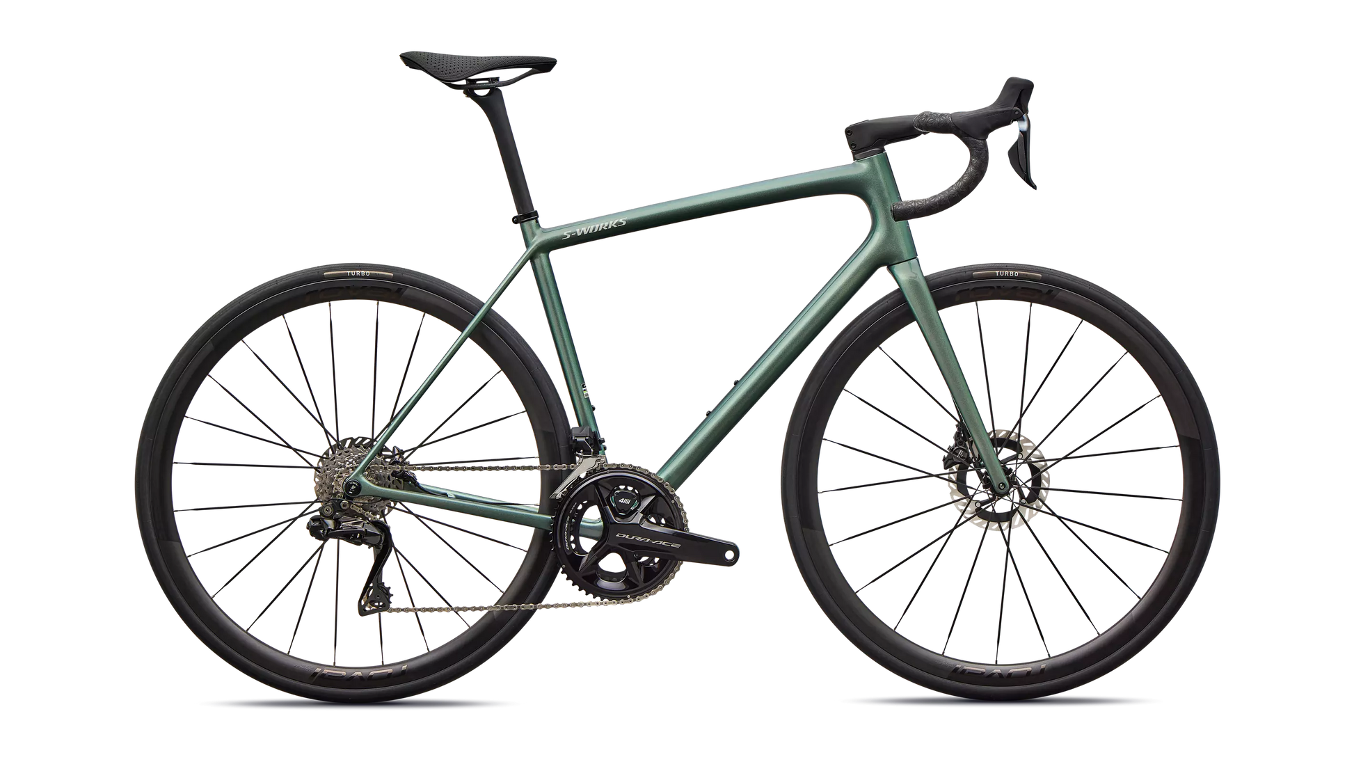 2026 Specialized Aethos S-Works Di2 Bike Gloss Premium Fjord Metallic / Dolomite Metallic 58 [b2bsync]