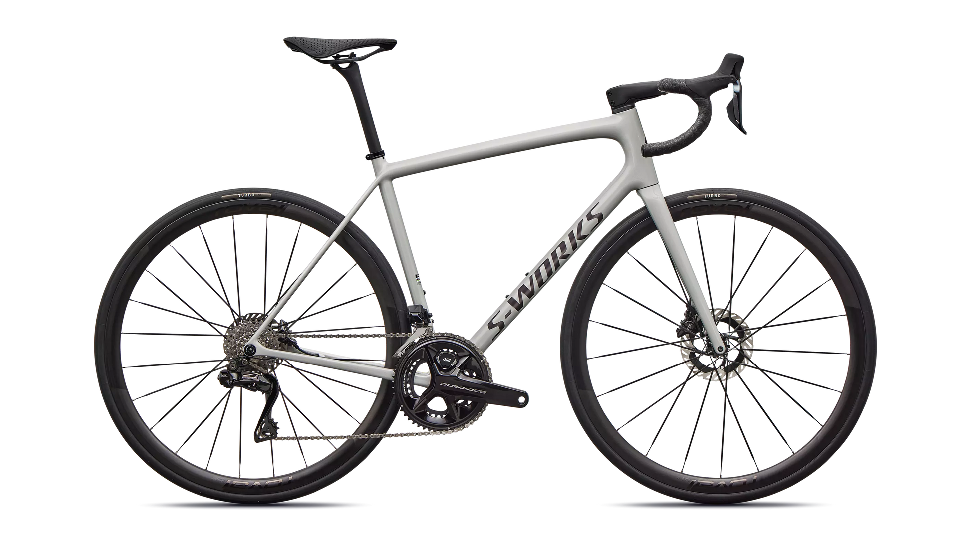 2026 Specialized Aethos S-Works Di2 Bike Gloss Dolomite Metallic / Satin Nebula Metallic 56 [b2bsync]