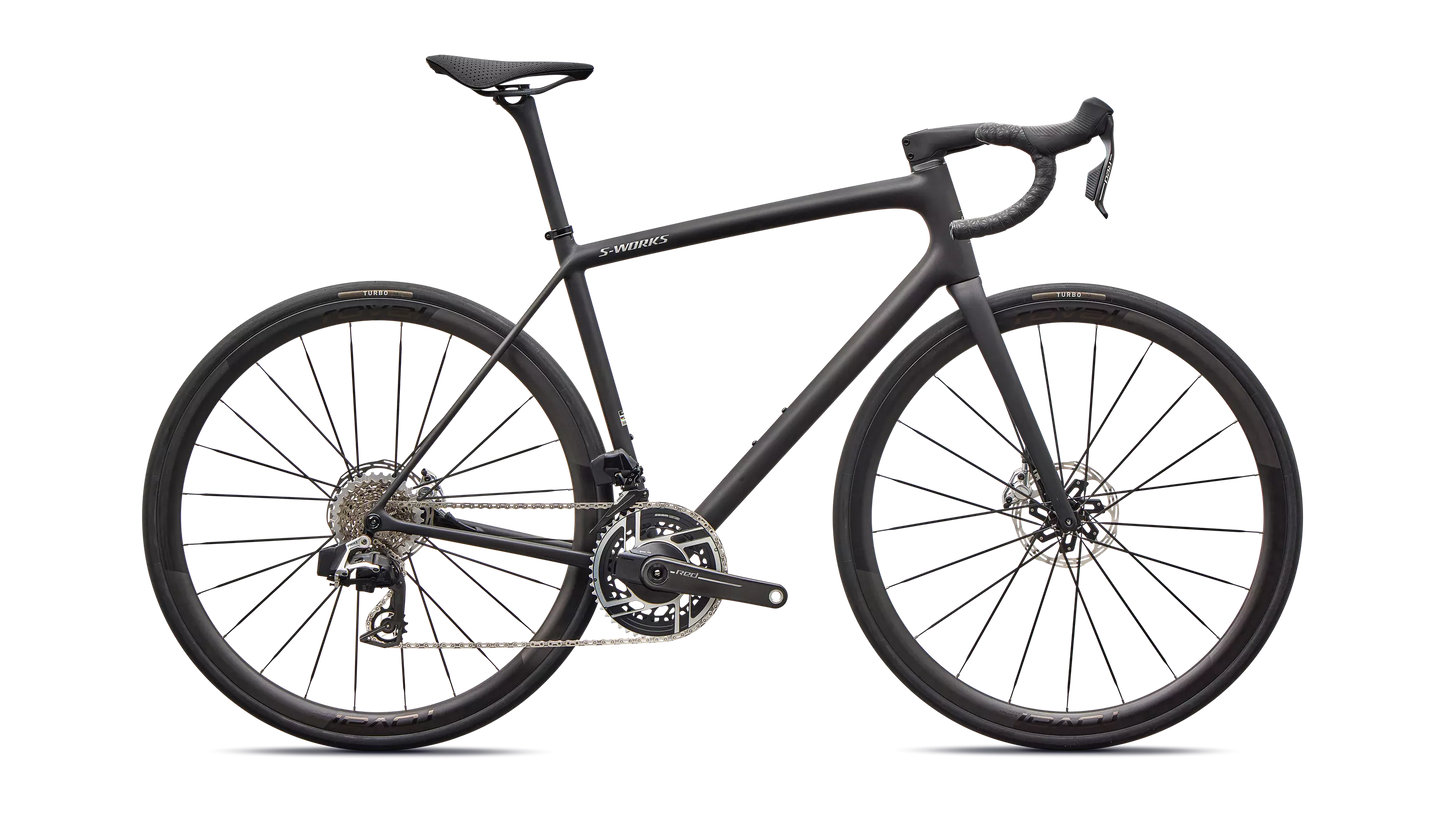 2026 Specialized Aethos S-Works Axs Bike Satin Carbon / Gloss Dolomite Metallic 56 [b2bsync]