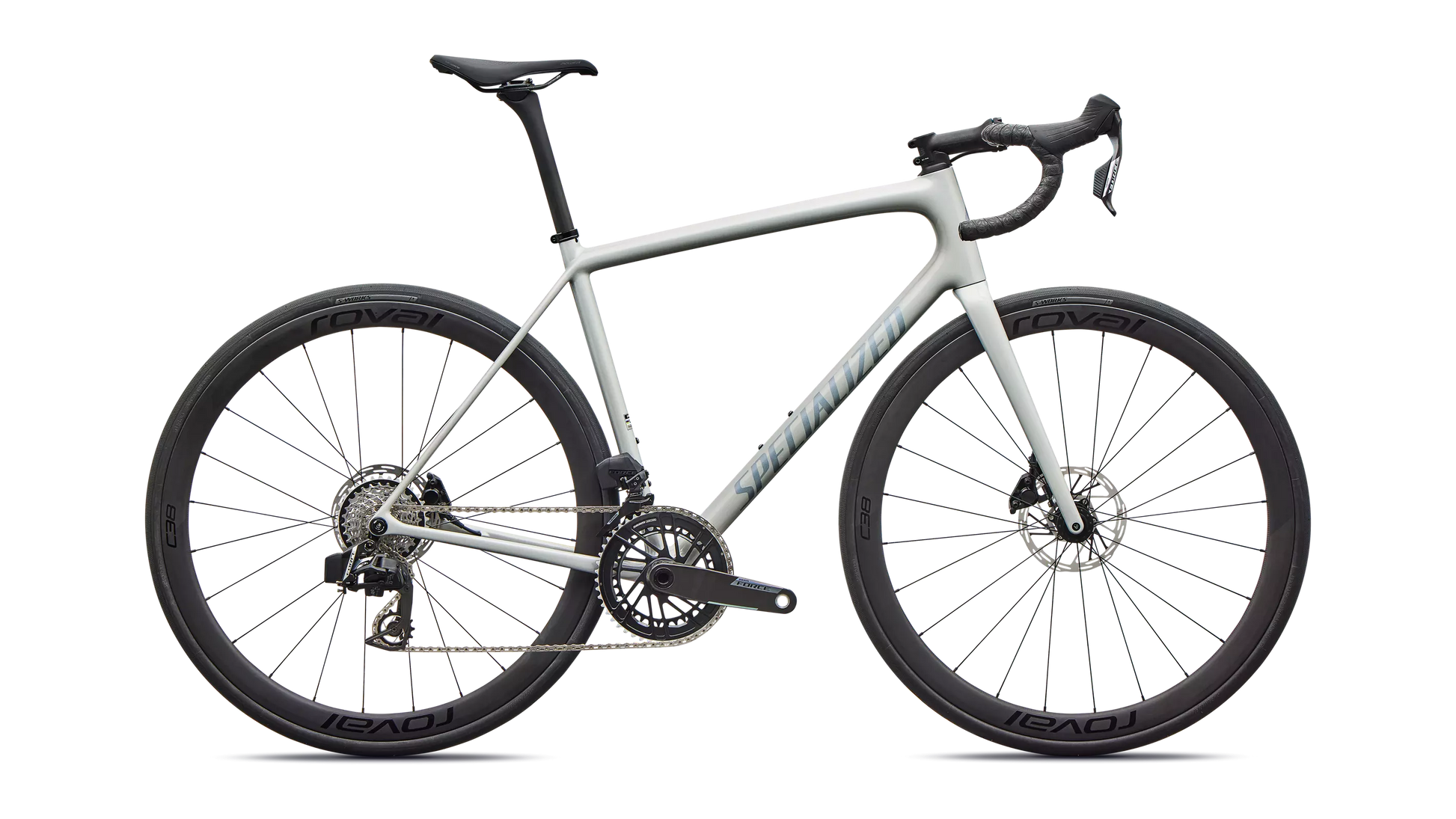 2026 Specialized Aethos Expert Axs Bike Gloss Dolomite Metallic / Blue Pearl Over Shadow Silver 61 [b2bsync]