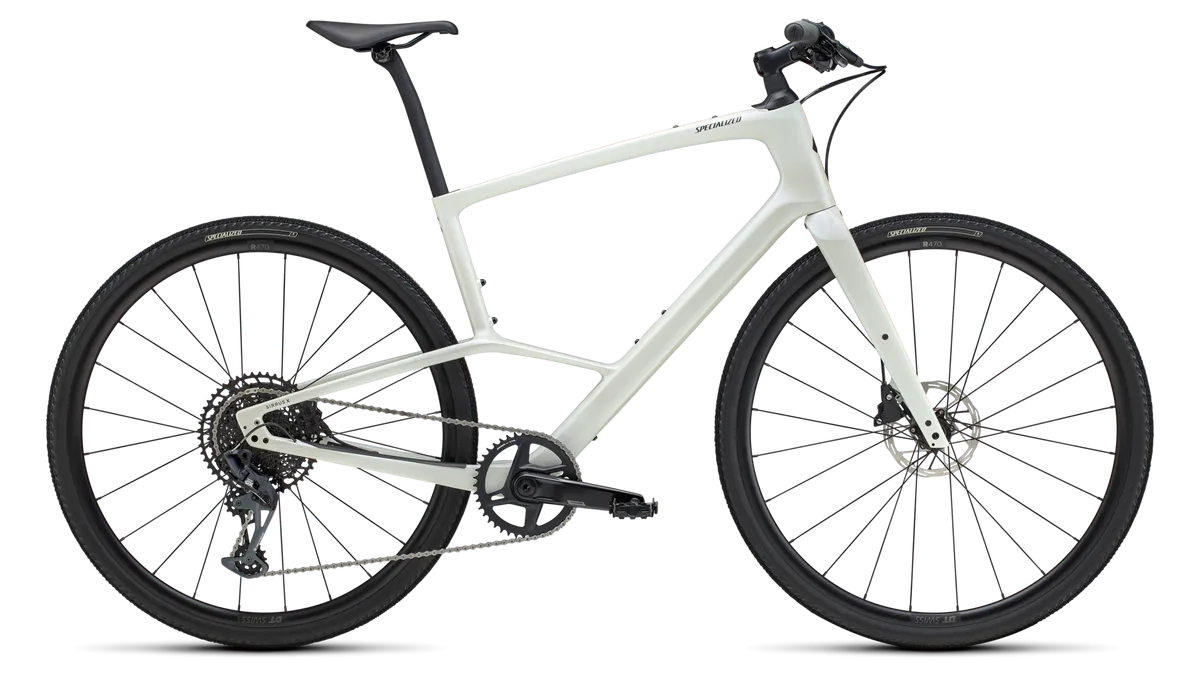 Sirrus X 6.0 - Gloss Dune White / Obsidian Fade Reflective / XS