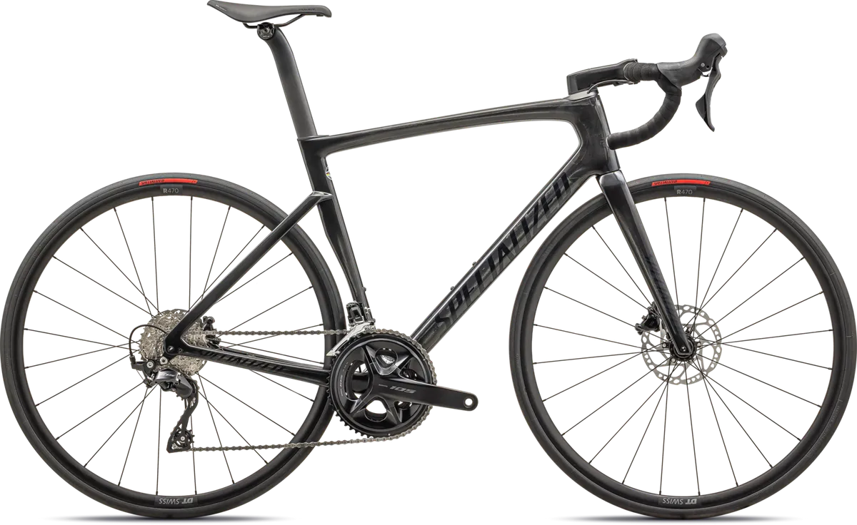 Tarmac SL7 Sport - Shimano 105 - GLOSS CARBON / METALLIC DARK NAVY / 44