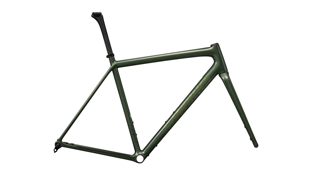 S-Works Crux Frameset - FACT 12R Carbon - Gloss Cypress Metallic / Viavi Gold To Silver Pearl / 49