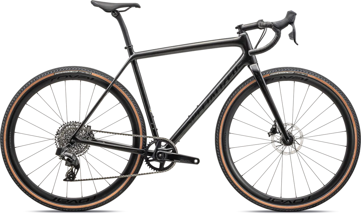 Crux Expert - SRAM Rival XPLR eTAP AXS - GLOSS CARBON/TARMAC BLACK / 49