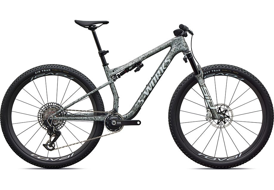 2027 Specialized Epic 9 S-Works Bike Gloss Metallic Obsidian Multi Color Dry Impasto/ Metallic White Silver S