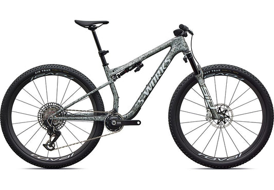 2027 Specialized Epic 9 S-Works Bike Gloss Metallic Obsidian Multi Color Dry Impasto/ Metallic White Silver S