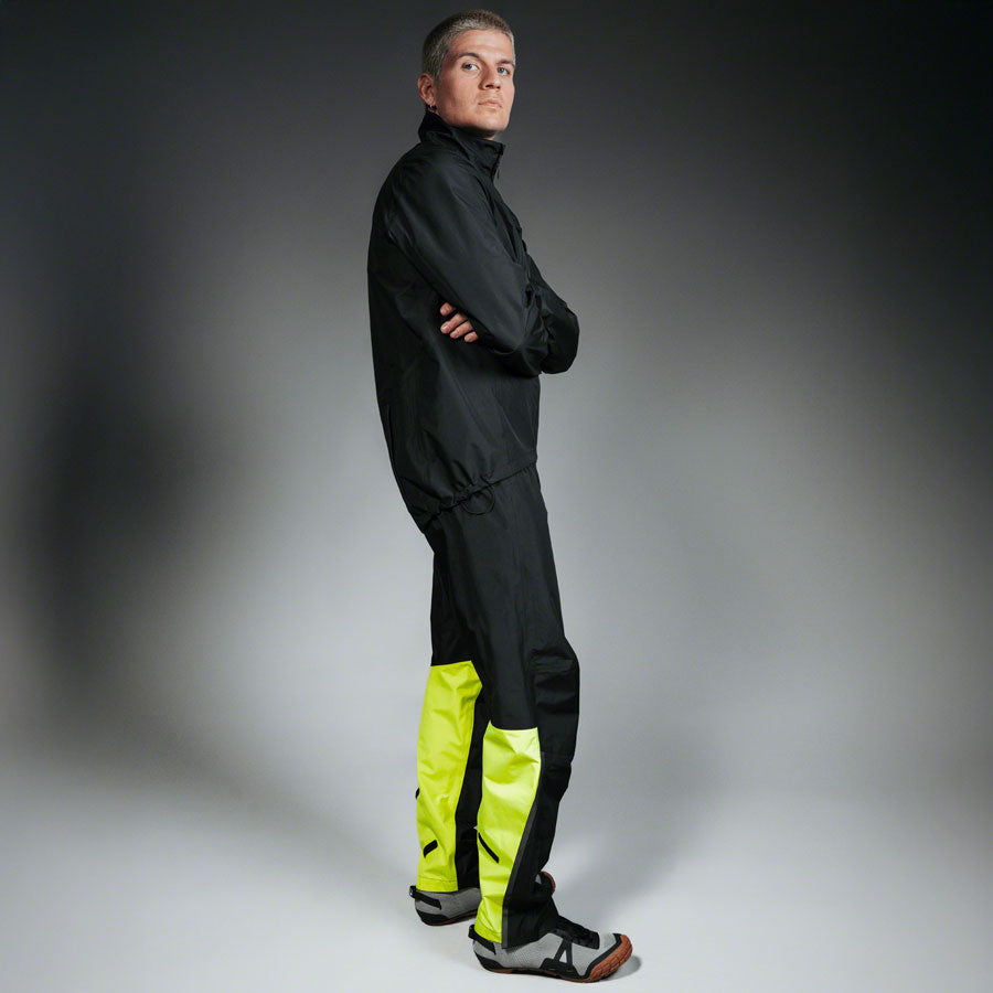 Gorewear Glidewheel Gore-Tex Pants - Black/Yellow Mens Small