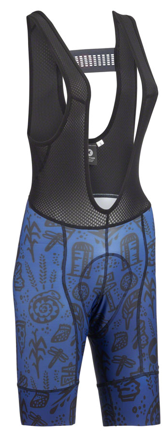 Salsa Gravel Story Bib Short - Womens Blue X-Large