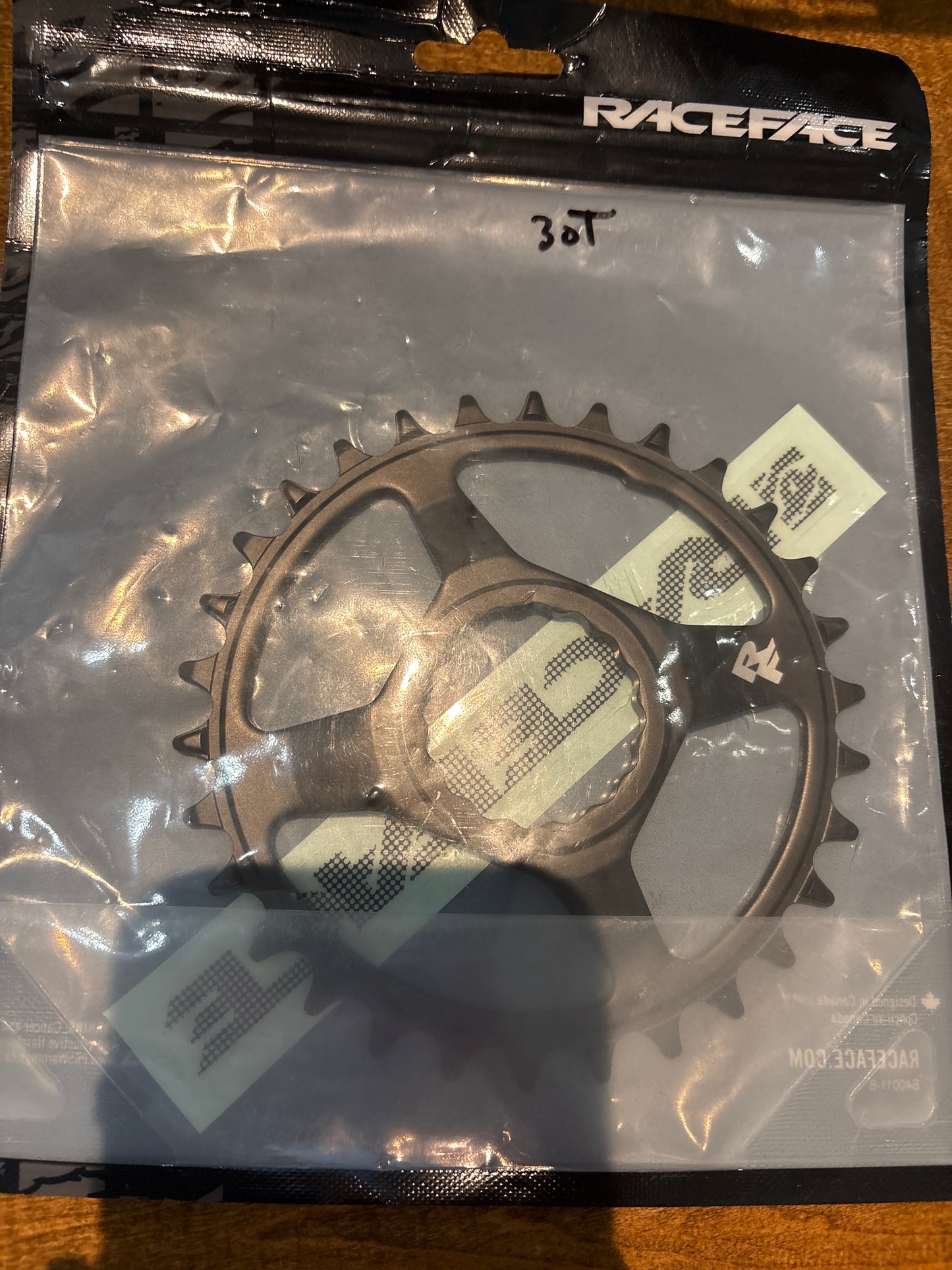 RaceFace Narrow Wide Chainring: Direct Mount CINCH 30t Steel Black