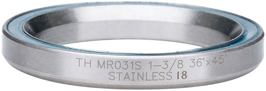 FSA Stainless ACB Bearing 1-3/8" 36°x45° - Silver