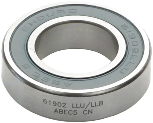 Enduro 61902 LLU/LLB Radial Cartridge Bearing - ABEC-5 CN Clearance 15mm x 28mm x 7mm