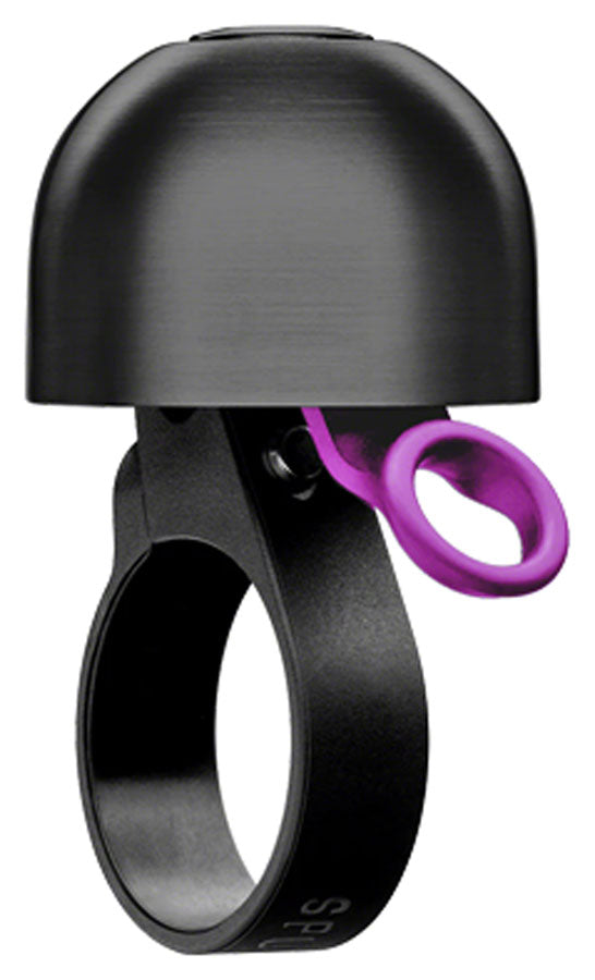 Spurcycle Compact Bell - 31.8mm Black/Purple