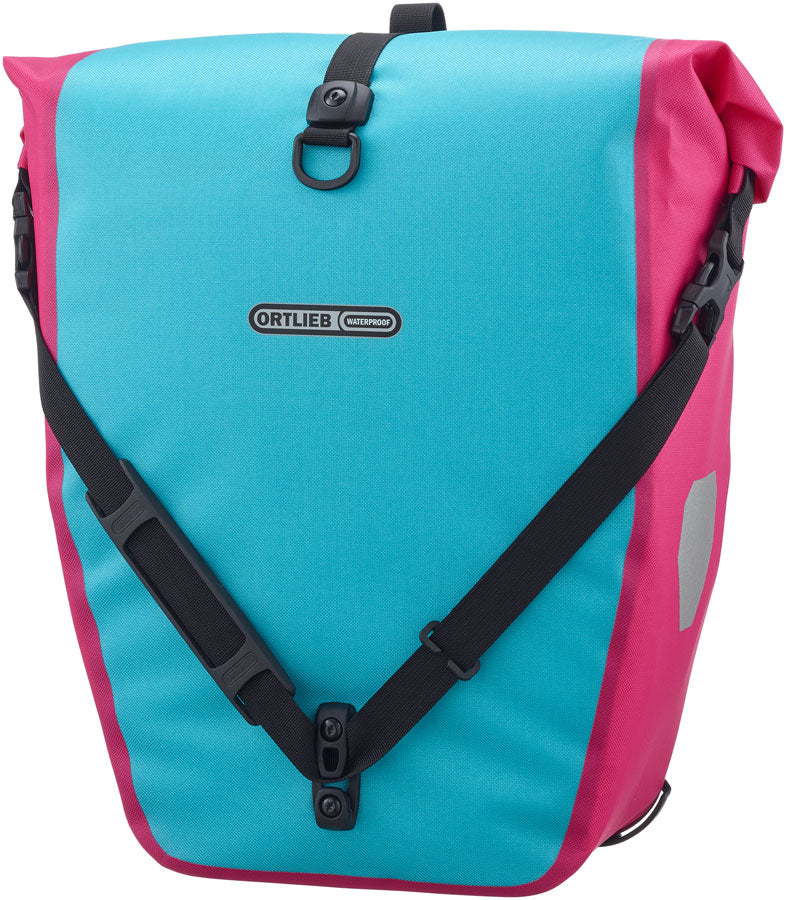 Ortlieb Back-Roller Cyber Panniers - Pair 20L Cyber Blue/Pink