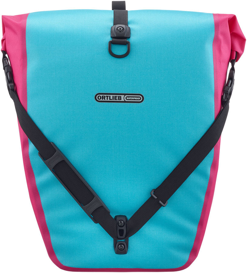 Ortlieb Back-Roller Cyber Panniers - Pair 20L Cyber Blue/Pink