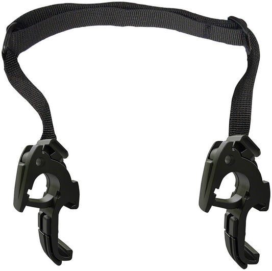 Ortlieb Replacement Pannier Hooks For QL2.1 Systems Fits 18mm Rails Only no inserts Pair BLK