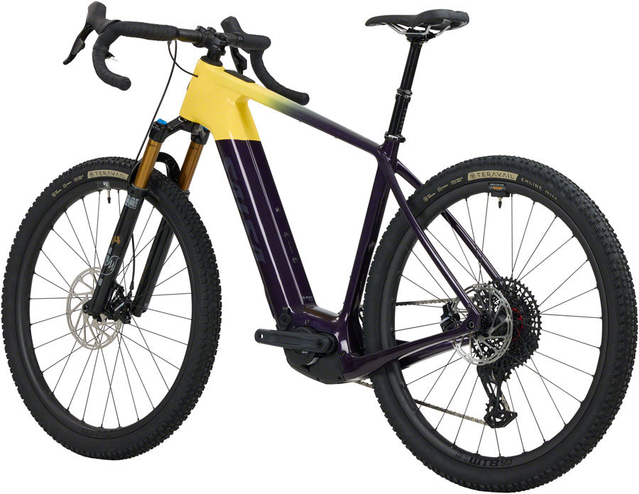 Salsa Tributary C Force XO AXS Transmission SUS Ebike - 29" Carbon Amethyst/YLW Medium