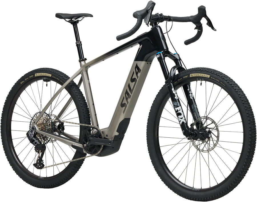 Salsa Tributary C Rival GX AXS Transmission SUS Ebike - 29" Carbon Charcoal/BLK X-Large