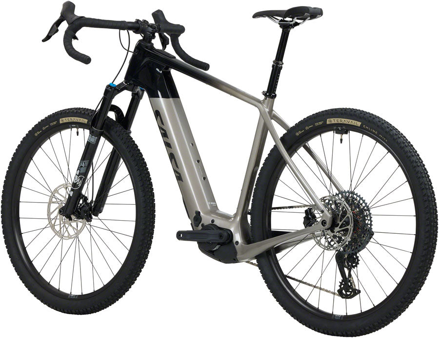 Salsa Tributary C Rival GX AXS Transmission SUS Ebike - 29" Carbon Charcoal/BLK X-Large