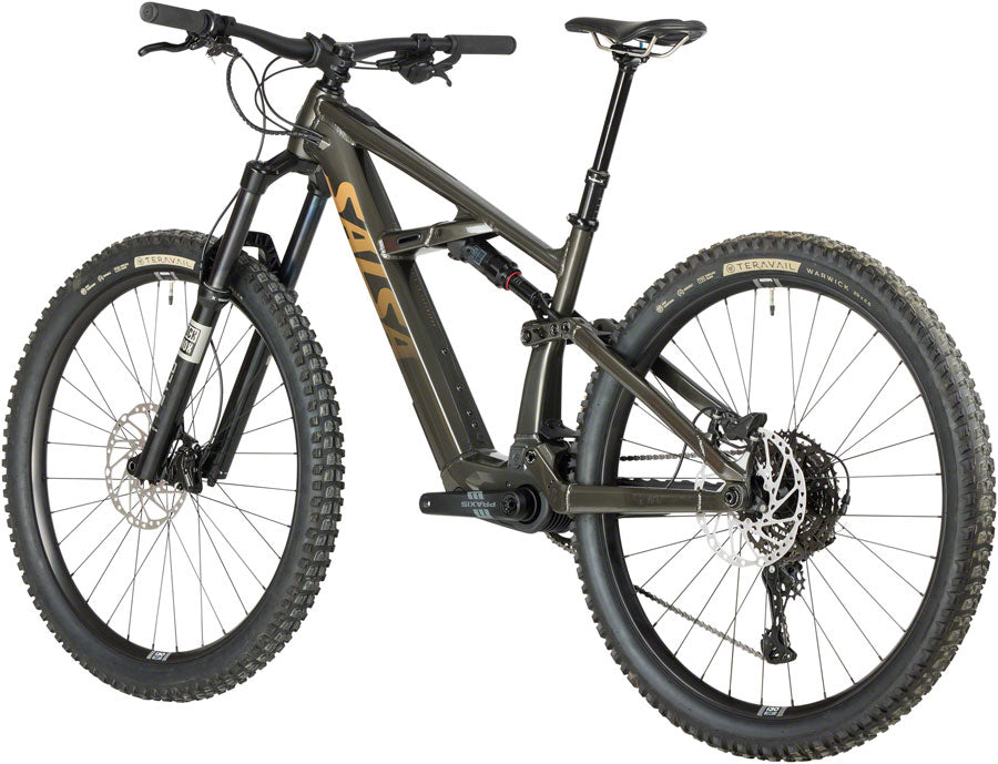 Salsa Moraine Cues 10 Ebike - 29" Aluminum Coffee Black Small