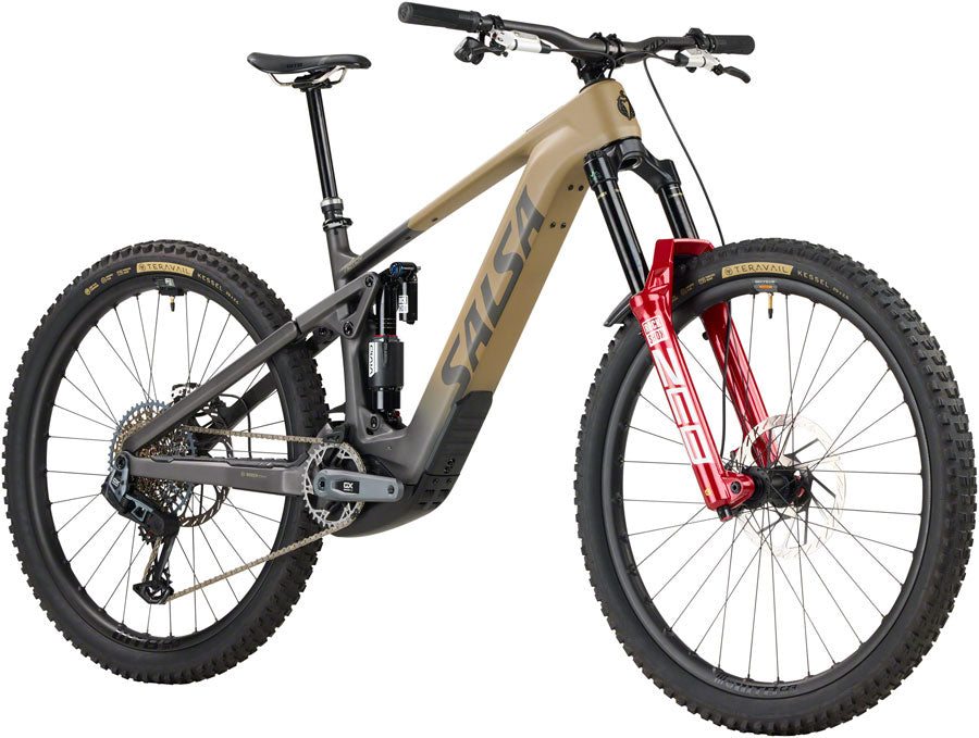 Salsa Notch C GX AXS Transmission Ebike - 29" Carbon Black / Walnut Large