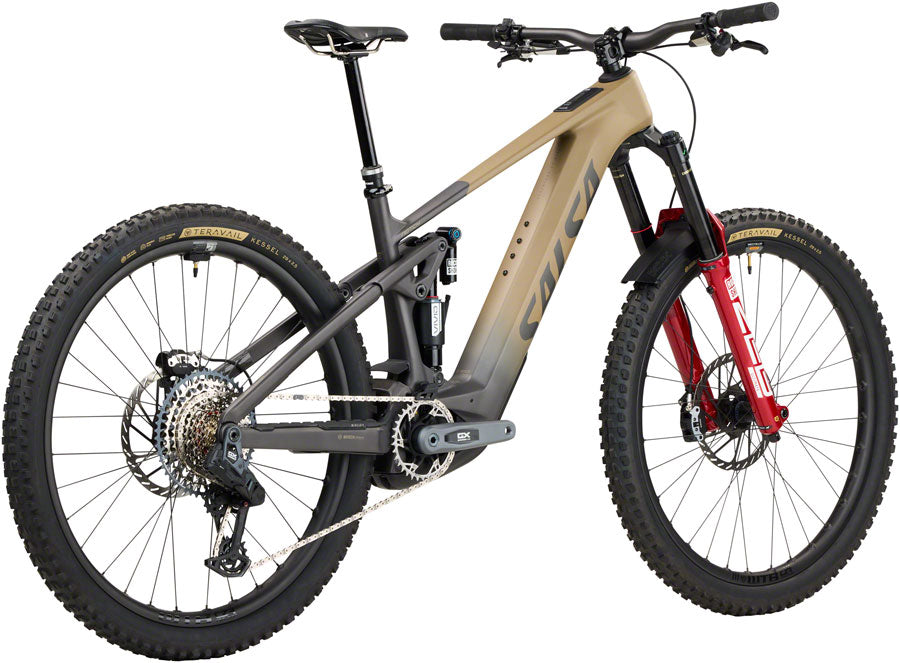 Salsa Notch C GX AXS Transmission Ebike - 29" Carbon Black / Walnut Large