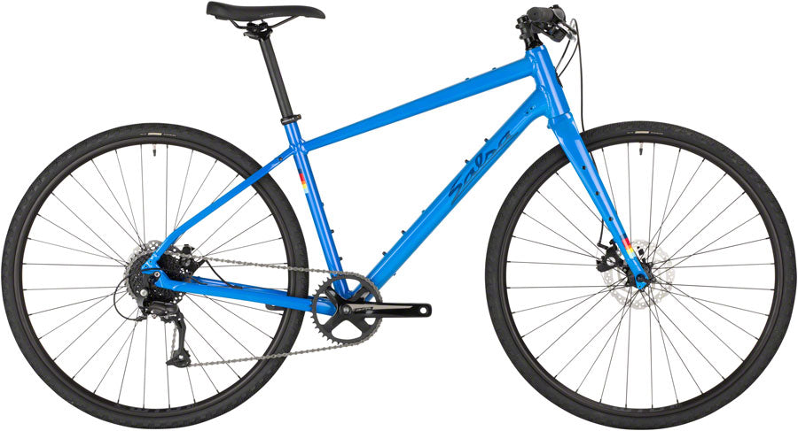 Salsa Journeyer Flat Bar Acolyte 700 Bike - 700c Aluminum Blue Medium