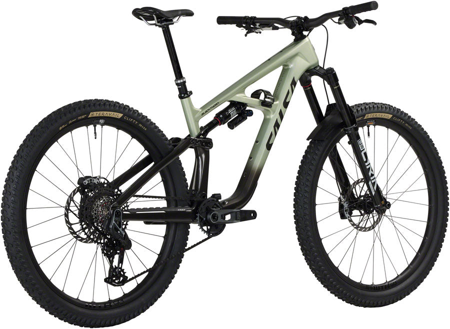 Salsa BLKthorn 145 C XO AXS Trasmission Bike - 29" Carbon Coffee BLK / Sage Large