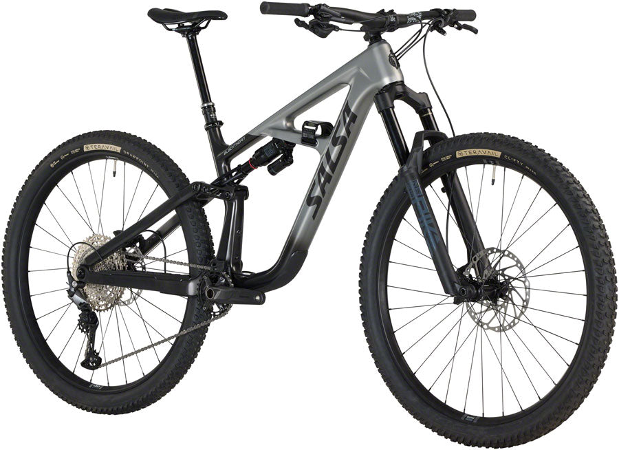 Salsa Blackthorn 125 C Deore 12 Bike - 29" Carbon Coffee Black /Smoke Small