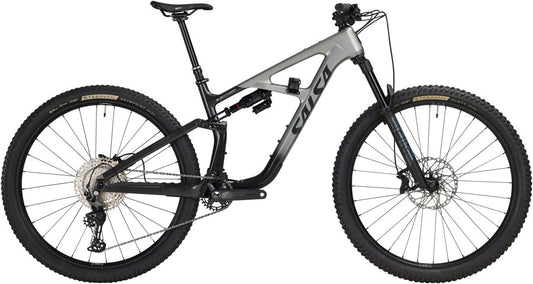 Salsa BLKthorn 125 C Deore 12 Bike - 29" Carbon Coffee BLK /Smoke X-Large