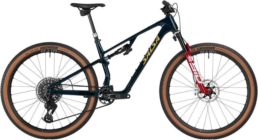 Salsa Spearfish C Deluxe XO AXS Transmission Bike - 29" Carbon Midnight Carbon Medium