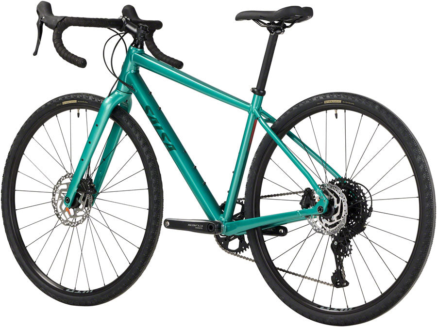 Salsa Journeyer Drop Bar Cues 1x10 Bike - 700c Aluminum Teal Green 53cm