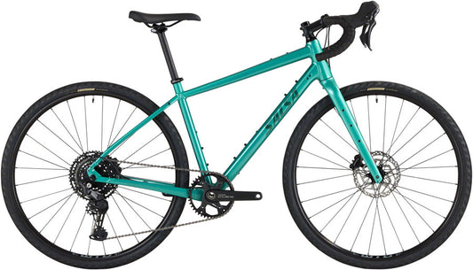 Salsa Journeyer Drop Bar Cues 1x10 Bike - 700c Aluminum Teal Green 51cm