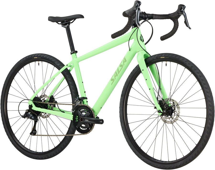 Salsa Journeyer Drop Bar Sora 2x9 Bike - 700c Aluminum Citrus Green 49cm