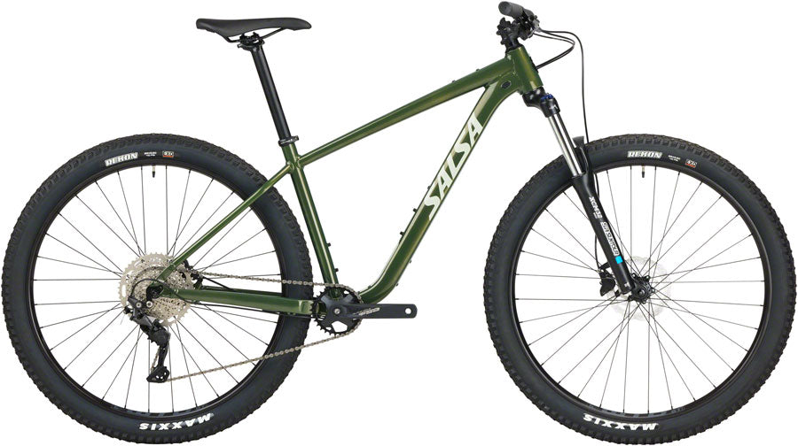 Salsa Rangefinder Deore 10 29 Bike - 29" Aluminum Dark Moss Green X-Small