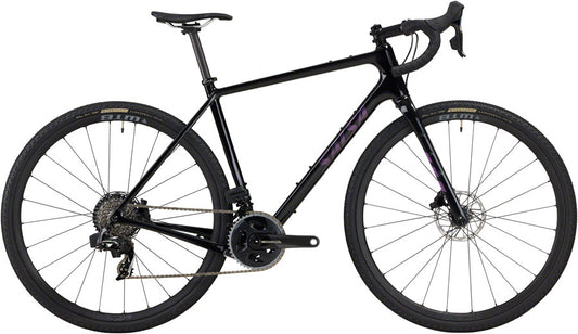 Salsa Warbird C Force AXS Wide Bike - 700c Carbon Gloss Black 49cm