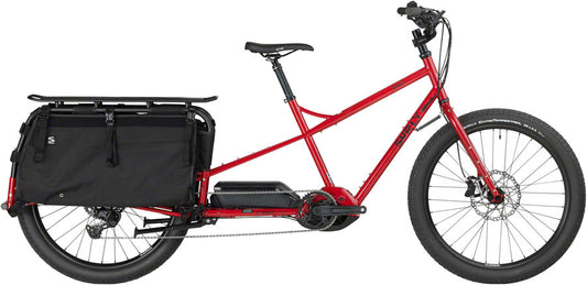 Surly Big Easy Cargo Ebike - 26" Steel Pile of Bricks Red Large Cargo Ebikes Surly   