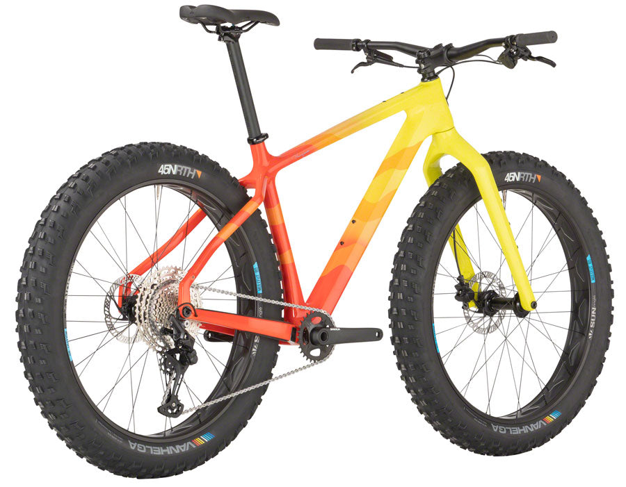 Salsa Beargrease Carbon Deore 11spd Fat Bike - 27.5" Carbon Orange/YLW Fade Medium