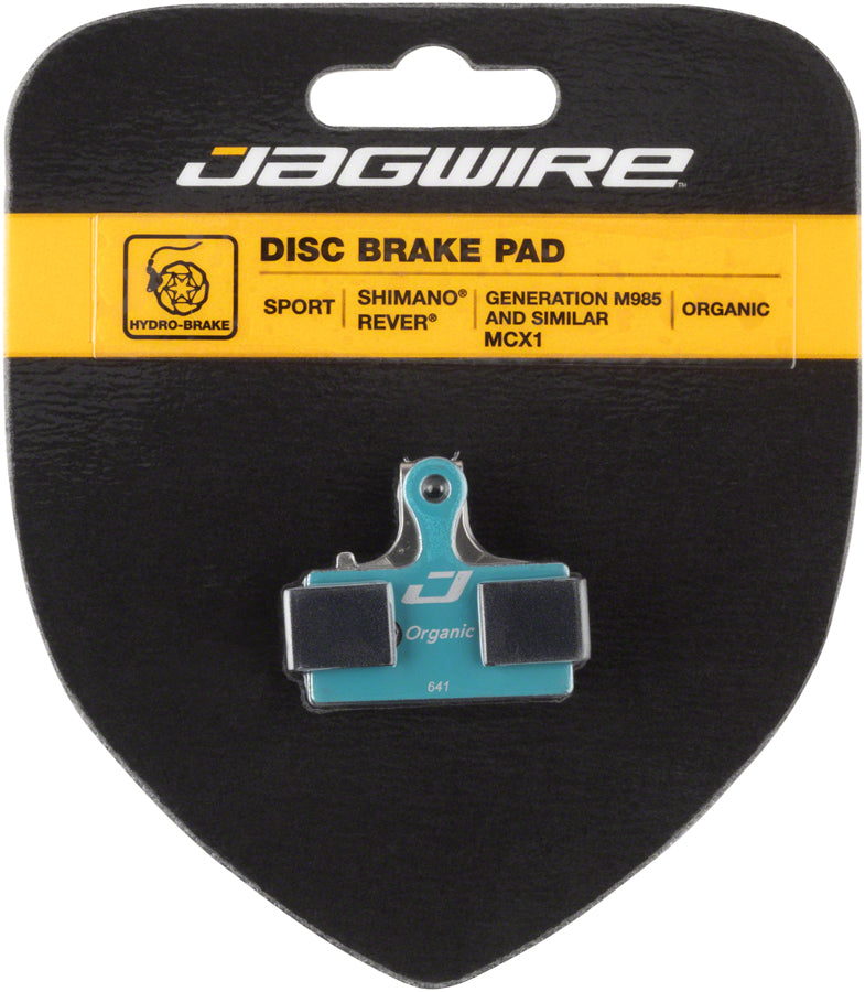 Jagwire Sport Organic Disc Brake Pads - For Shimano S700 M615 M6000 M785 M8000 M666 M675 M7000 M9000 M9020 M985 M987